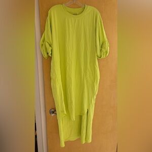 Free People Lime Green Maxi Dress